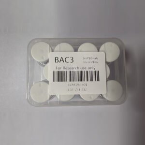BAC3 – Bacteriostatic Water – 3 ml × 10 vials